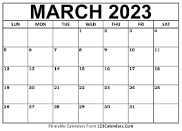 Blank, editable and easy to print. Printable March 2021 Calendar Templates 123calendars Com