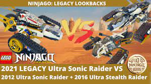 Ninjago Ultra Sonic Raider COMPARISON: 2021 VS 2016 VS 2012 - Legacy  Lookbacks - YouTube