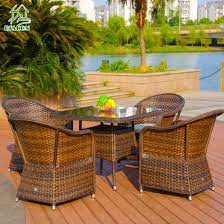 Retro Outdoor Garden Rattan Furniture