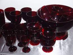 Value Of Antique Dishes Ruby Red