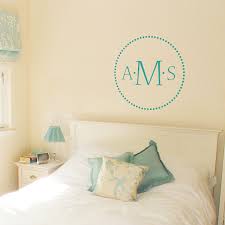 Three Letter Monogram Wall Decals