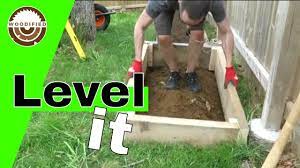 how to level a garden box you