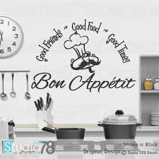Bon Appetit Vinyl Wall Decal Kitchen