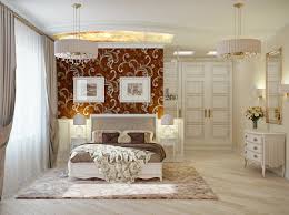 red cream bedroom decor interior