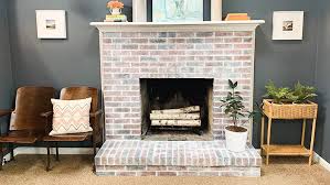 Maintain the chimney from outside. Whitewash A Brick Fireplace