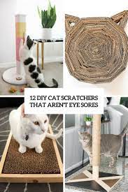 12 diy cat scratchers that aren t eye