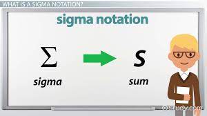 Sigma Notation Rules Formulas