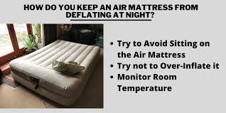 Do Air Mattresses Deflate Overnight