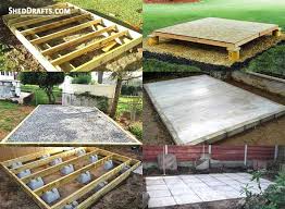 best shed foundation options
