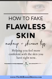 how to fake flawless skin oil