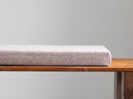 Wool Bench Cushion In Custom Sizes For