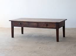 Rustic Fruitwood Coffee Table For