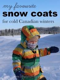 kid snow suits for canadian winters