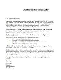 sponsorship request letter 10