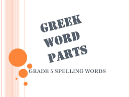 ppt greek word parts powerpoint
