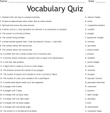 Voary Quiz Worksheet Wordmint