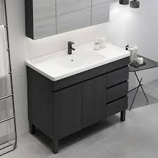 920mm Modern Black Bathroom Vanity