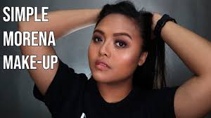 simple makeup tutorial for morena