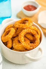 frozen onion rings in the air fryer