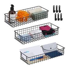 Buy Set Of 3 Wire Basket For The Wall