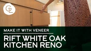 premium rift white oak veneer
