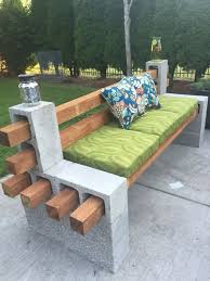 How To Make A Cinder Block Bench