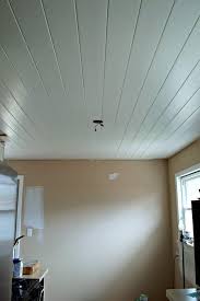 Tongue And Groove Ceiling In A Kitchen
