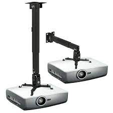 mount it full motion projector wall ceiling mount black