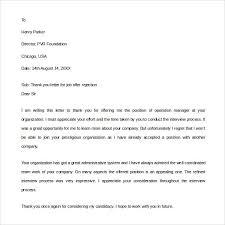 72 Classic Rejecting Job Offer Letter Images