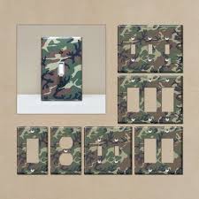 Camouflage 2 Army Camo Light Switch