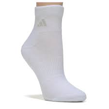 Adidas 3 Pack Womens Cushion Quarter Socks White White