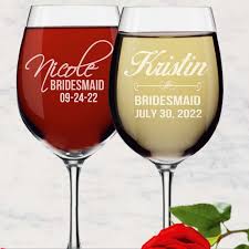 Engraved Wine Glasses Personalized Wine