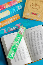 diy watercolor bookmarks to make with