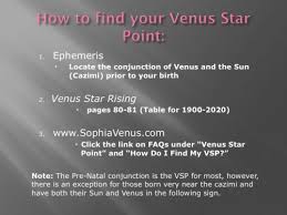 The Venus Star Point Sophia Venus