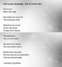 for a choir poem by vincent onyeche