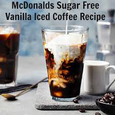 mcdonald s sugar free vanilla iced