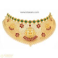 22k gold choker necklaces indian gold