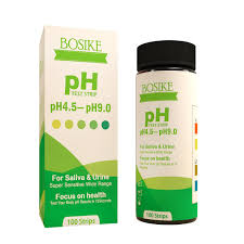 Bosike 4 5 9 0 Ph Test Strips For Urine And Saliva Very Easy To Read Results Accurate And Fast Balance Your Body Ph Level