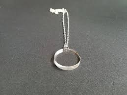 circle round crystal gl pendants