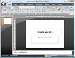 Making A Powerpoint Presentation For Windows 7 Class