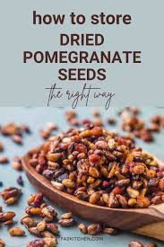 dried pomegranate seeds 101 nutrition