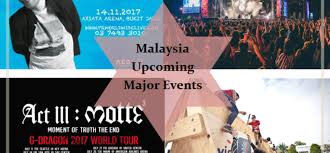The singer will wrap things up on these shores with two shows at london's o2 arena on may 1 and 2 before he takes the tour to south america, central america and mexico. Coming To An End Of 2017 Soon How Much Do You Know About Upcoming Major Events In Malaysia Go Viral Malaysia