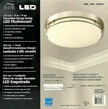 altair lighting led 14 inch flushmount