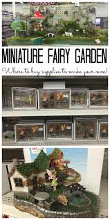 miniature fairy garden supplies and