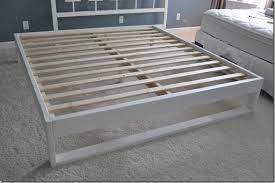 simple bed frame diy bed frame plans