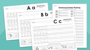 letter tracing worksheets from a z