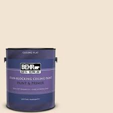 white ceiling flat interior paint