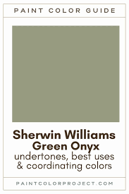 Sherwin Williams Green Onyx Complete