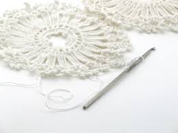 thread and lace crochet doily patterns