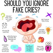 The Healthiest Baby - While the tears may be fake, the feelings are not.  When your newborn cried, you wouldn't even dream of not responding to her.  You knew she needed you